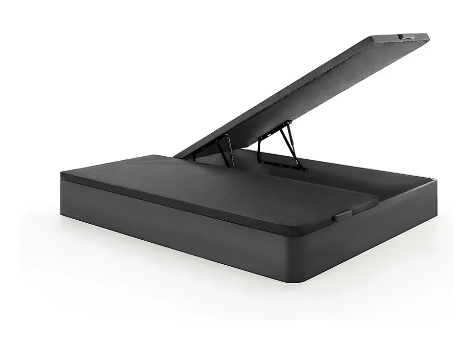 Sommier coffre 180 x 200 cm - Noir mat - HESTIA de YSMÉE