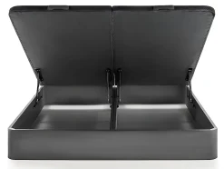 Sommier coffre 180 x 200 cm - Noir mat - HESTIA de YSMÉE