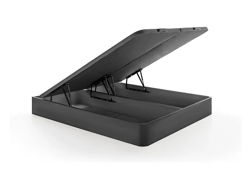 Sommier coffre 180 x 200 cm - Noir mat - HESTIA de YSMÉE