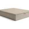 Sommier coffre 160 x 200 cm - Tissu beige - CENOVAS de YSMÉE