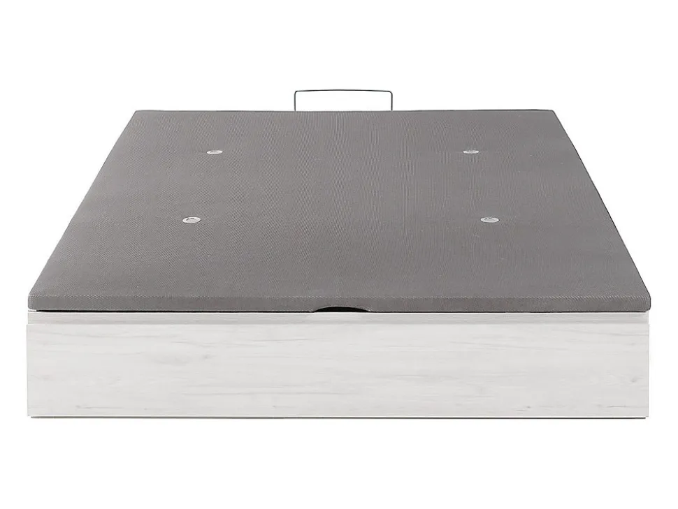 Sommier coffre avec tiroir 140 x 190 cm - Blanc - HESTIA de YSMÉE