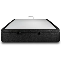 Sommier Coffre Bouclette Noir 180x200 H39cm