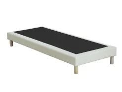 Sommier déco tapissier 90 x 190 cm - Beige - KOZANI de YSMÉE