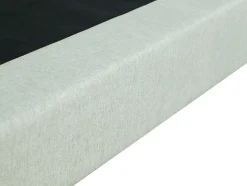 Sommier déco tapissier 90 x 190 cm - Beige - KOZANI de YSMÉE