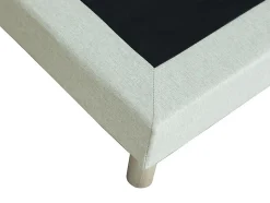 Sommier déco tapissier 90 x 190 cm - Beige - KOZANI de YSMÉE