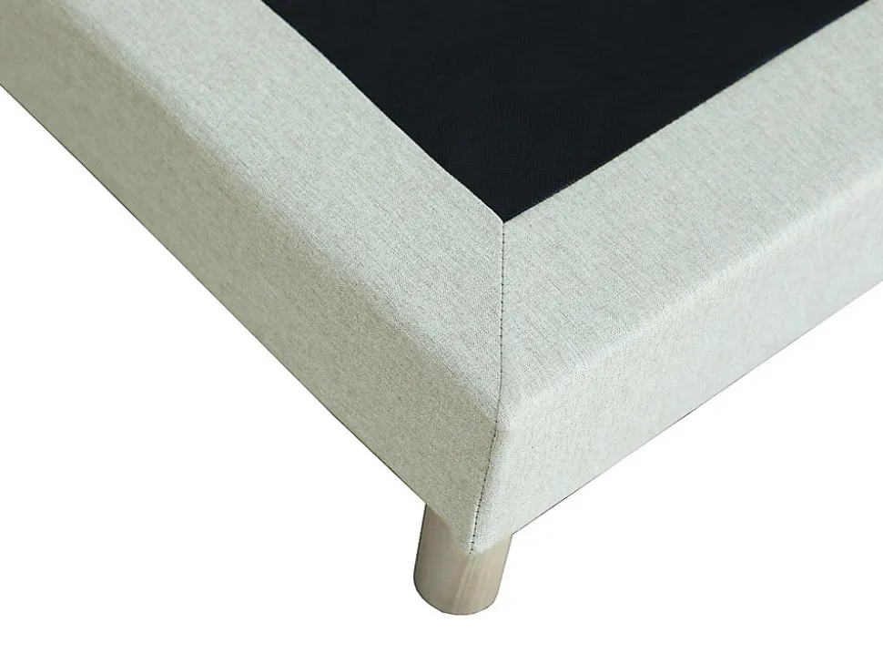 Sommier déco tapissier 90 x 190 cm - Beige - KOZANI de YSMÉE