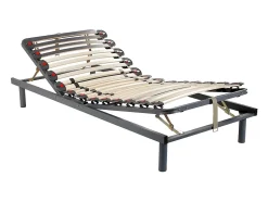 Sommier de relaxation lattes 3 plans de couchage - 70 x 190 cm - RUOTI de YSMÉE