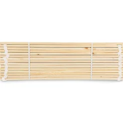 Sommier en pin massif, 15 lattes sans cadre, compatible couchage 90 x 190 et 90 x 200 cm