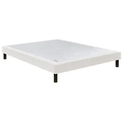 Sommier Epeda CONFORT FERME DECO NATURE 140x200 Chiné Naturel Lattes