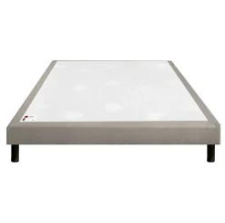 Sommier Epeda CONFORT FERME DECO NATURE 140x200 Chiné Naturel Lattes
