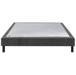 Sommier Epeda CONFORT MEDIUM DECO NATURE 140x200 Gris souris Lattes
