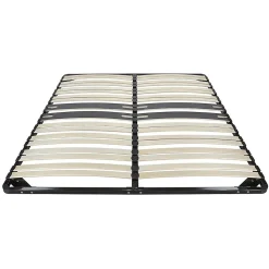 Sommier Ergonomique à Lattes Avec Zone Lombaire Renforcée 200x200 Cm