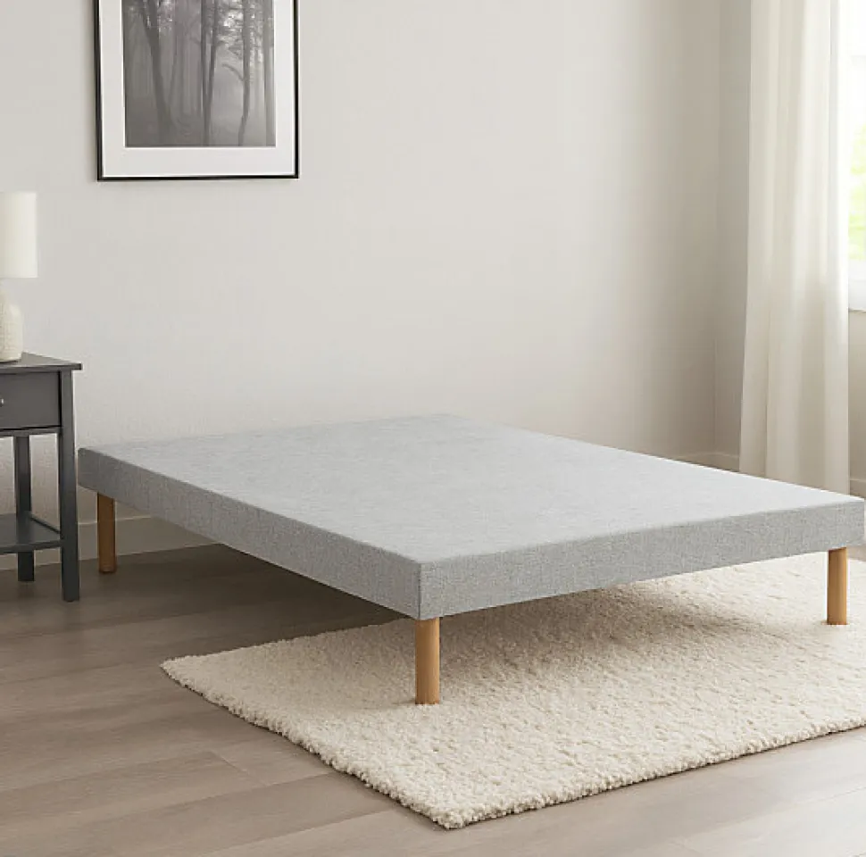 Sommier Essenzia TRADITION GRAPHIC 13cm Blanc 140x200 Lattes