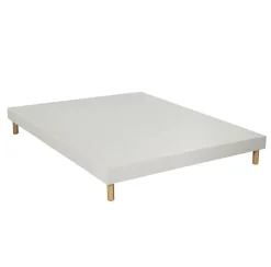 Sommier Essenzia TRADITION GRAPHIC 13cm Blanc 90x200 Lattes