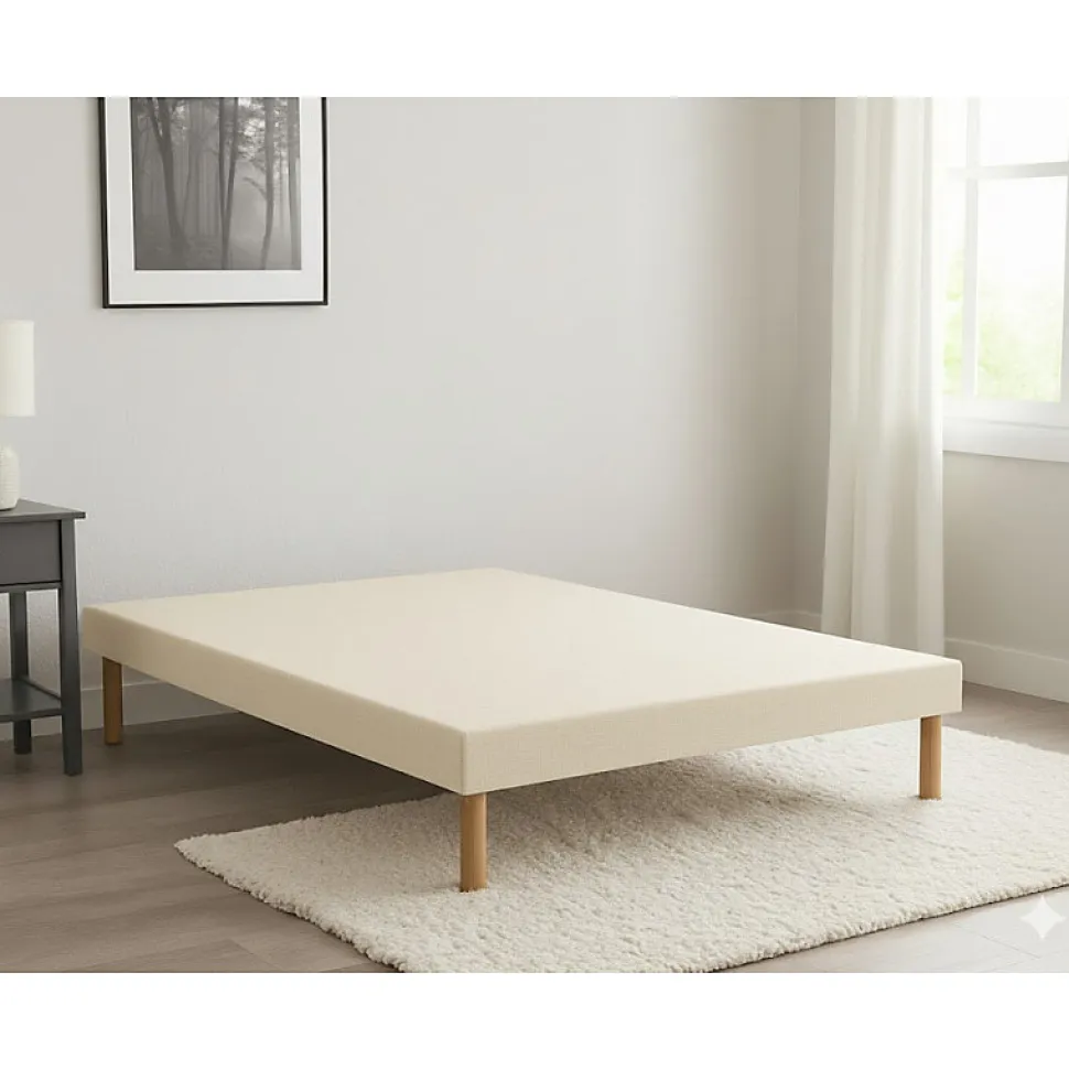 Sommier Essenzia TRADITION GRAPHIC 13cm Couleur 160x200 Beige Lattes