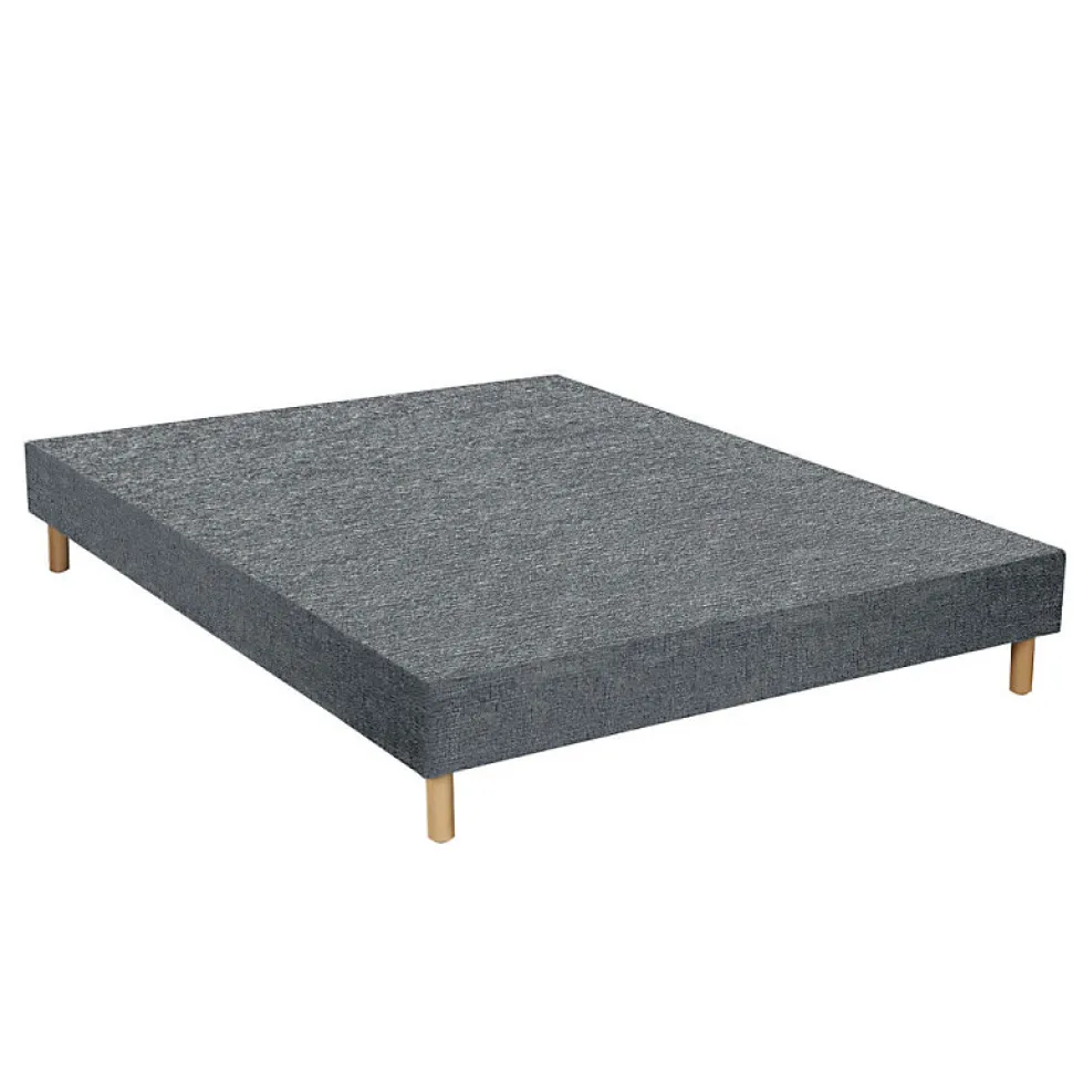 Sommier Essenzia TRADITION GRAPHIC 19cm Couleur 70x200 Anthracite Lattes