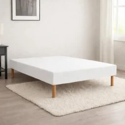 Sommier Essenzia TRADITION GRAPHIC 19cm Blanc 160x190 Lattes