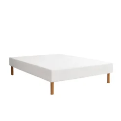 Sommier Essenzia TRADITION GRAPHIC 19cm Blanc 160x190 Lattes