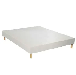 Sommier Essenzia TRADITION GRAPHIC 19cm Blanc 80x220 Lattes