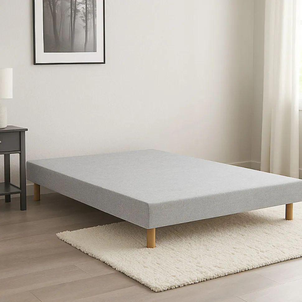 Sommier Essenzia TRADITION GRAPHIC 19cm Couleur 140x220 Beige Lattes