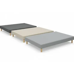 Sommier Essenzia TRADITION GRAPHIC 19cm Couleur 160x200 Anthracite Lattes