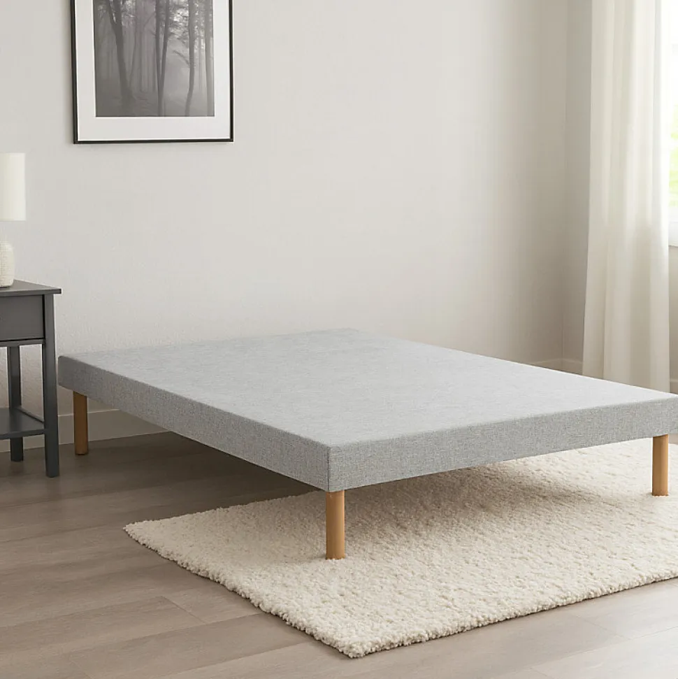 Sommier Essenzia TRADITION GRAPHIC 13cm Couleur 120x190 Gris clair Lattes