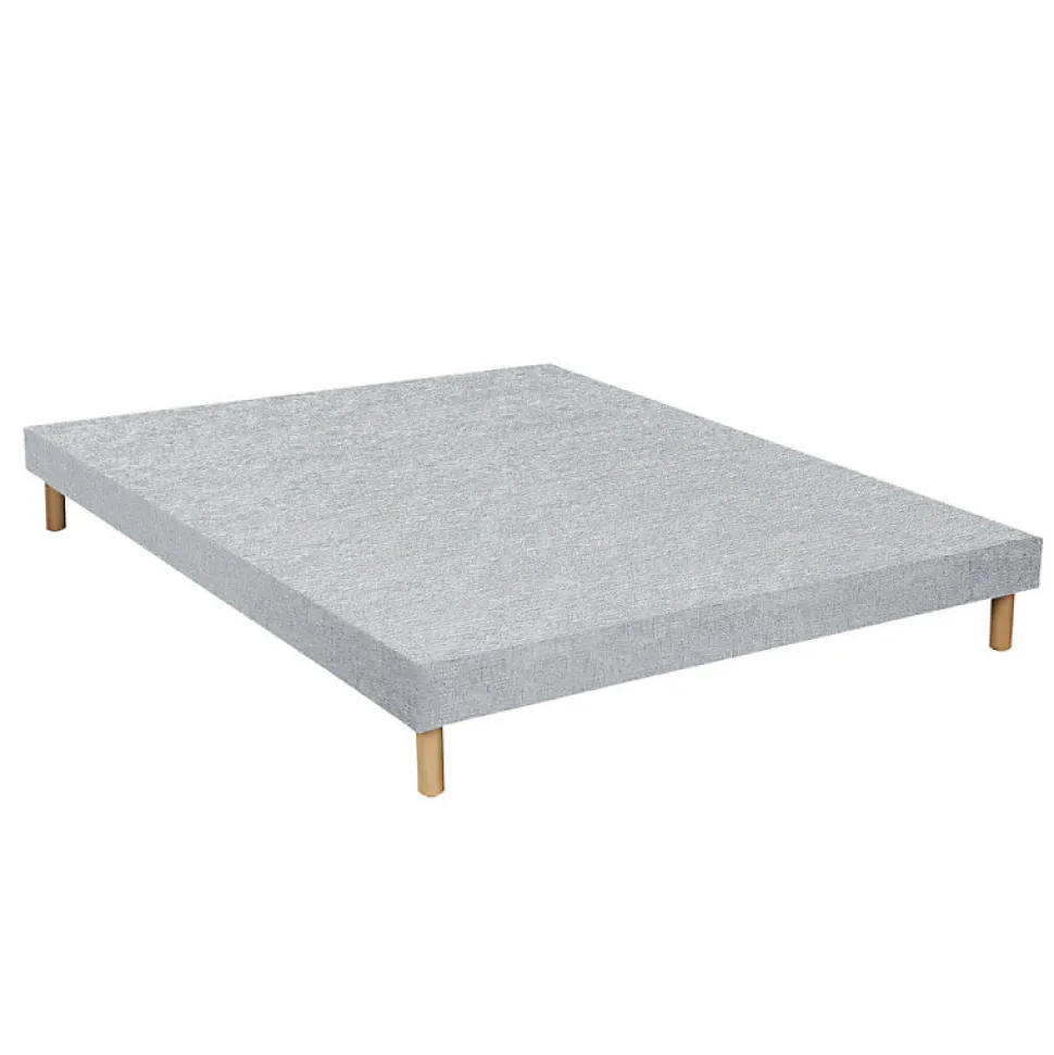 Sommier Essenzia TRADITION GRAPHIC 13cm Couleur 120x190 Gris clair Lattes