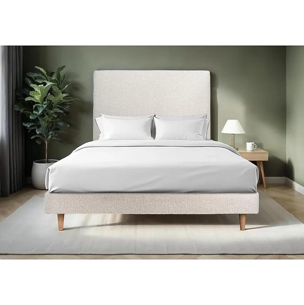 Sommier Kit Bouclette Beige 200x200 H29cm