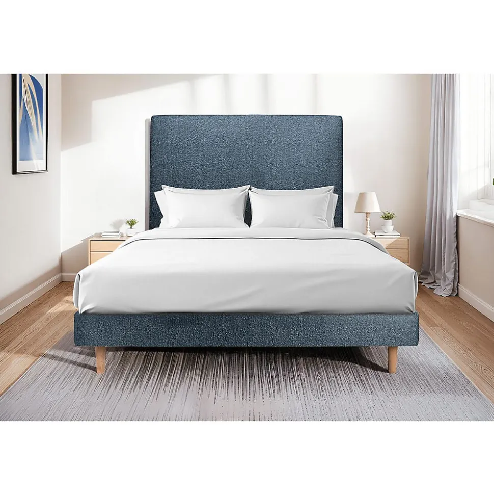 Sommier Kit Bouclette Bleu 180x200 H29cm