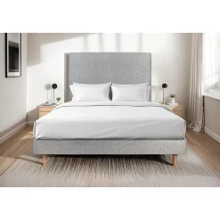 Sommier Kit Bouclette Gris 160x200 H29cm