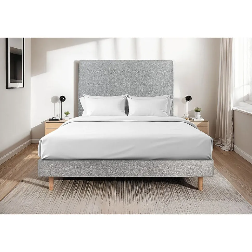 Sommier Kit Bouclette Gris 160x200 H29cm