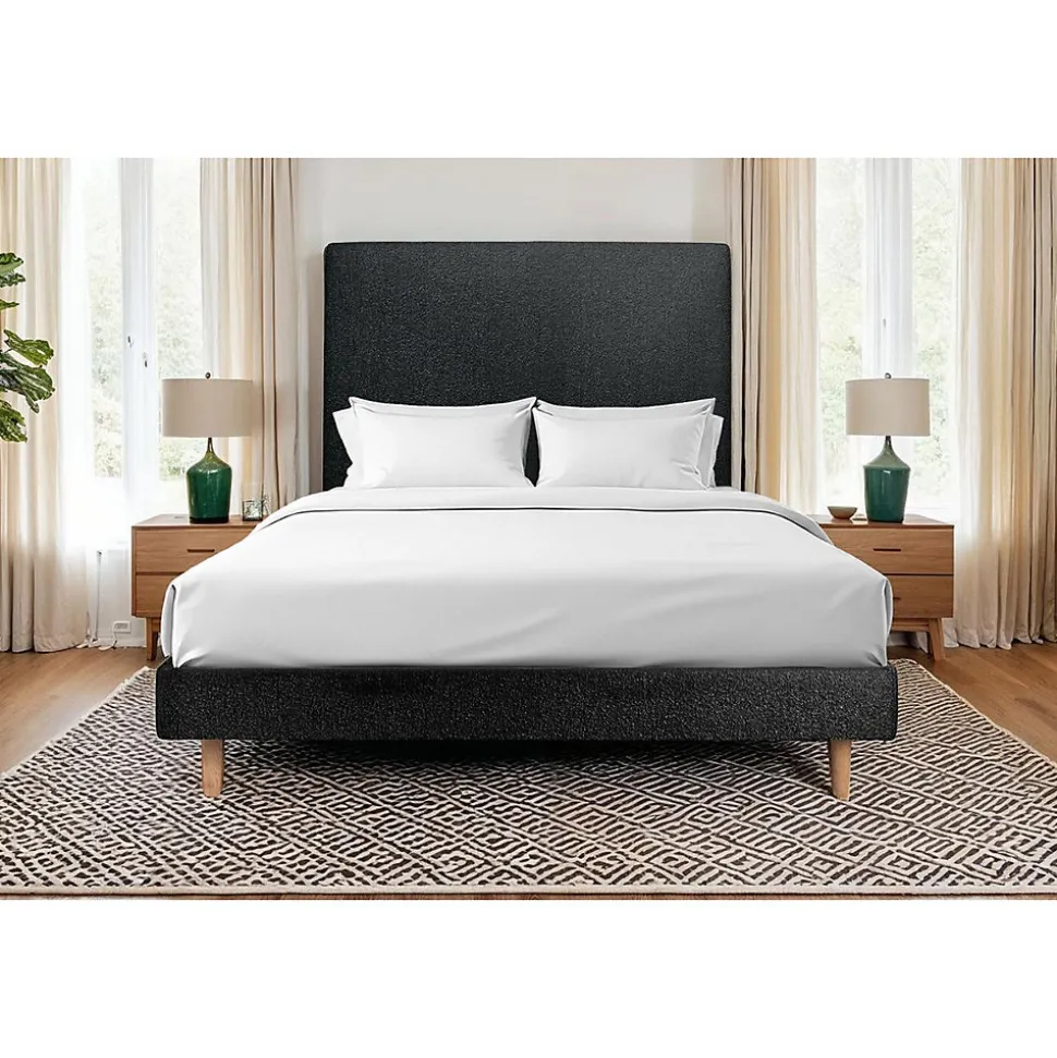 Sommier Kit Bouclette Noir 160x200 H29cm