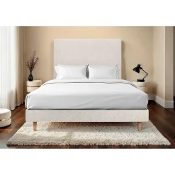 Sommier Kit Tissu Beige clair 160x200 H29cm