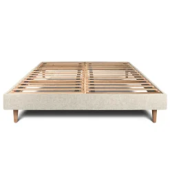 Sommier Kit Tissu Beige clair 140x190 H29cm