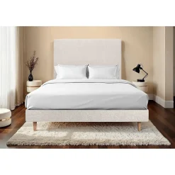 Sommier Kit Tissu Beige clair 180x200 H29cm