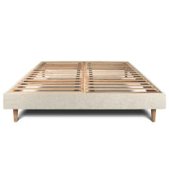 Sommier Kit Tissu Beige clair 140x200 H29cm