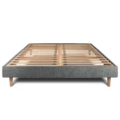 Sommier Kit Tissu Gris anthracite 150x200 H29cm