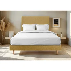 Sommier Kit Tissu Jaune 160x200 H29cm