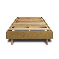 Sommier Kit Tissu Jaune 90x190 H29cm
