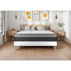 Sommier KIT VITAL'SOM Blanc 160 x 200 cm