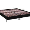 Sommier électrique de relaxation déco 2x65 plots - 2 x 80 x 200 cm - Noir - NAFURI de YSMÉE