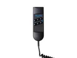 Sommier électrique de relaxation déco 2x65 plots - 2 x 80 x 200 cm - Noir - NAFURI de YSMÉE