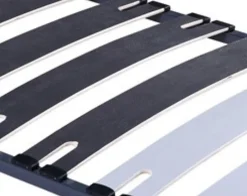 Sommier Metal 90x190 cm - 29 cm de hauteur - Compatible avec Matelas Standard - 9 Larges Lattes de 12,5 cm - Epaisseur 1,2 mm - So