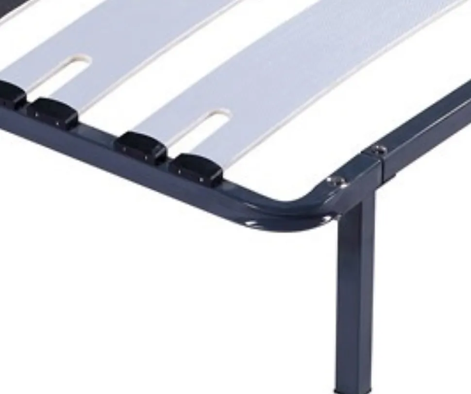 Sommier Metal 90x190 cm - 29 cm de hauteur - Compatible avec Matelas Standard - 9 Larges Lattes de 12,5 cm - Epaisseur 1,2 mm - So