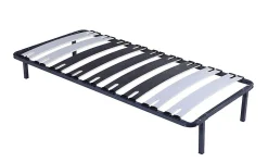 Sommier Metal 90x190 cm - 29 cm de hauteur - Compatible avec Matelas Standard - 9 Larges Lattes de 12,5 cm - Epaisseur 1,2 mm - So
