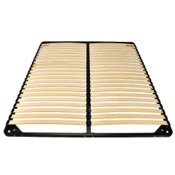 Sommier Métal RENO22 160x200+ 1 pied amovible / Noir