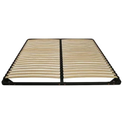 Sommier Métal RENO22 160x200+ 1 pied amovible / Noir