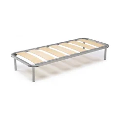 Sommier simple Arthurista, Sommier orthopédique à lattes larges, 100% Made in Italy, 80x190h 31 cm