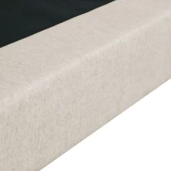 Sommier tapissier à lattes fixes 90x190 beige