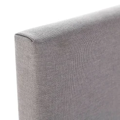 Sommier tapissier Aura + tête de lit 90x190 cm, Gris clair, hauteur 30 cm